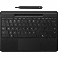 Microsoft Surface Pro Flex Keyboard - Wireless Connectivity - TouchPad - English - QWERTY Layout - Black - Mechanical Keyswitch - Bluetooth - 10 m -