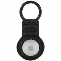 Incase Woolenex AirTag Asset Tracking Tag Holder - 91.4 mm x 40.6 mm x 5.1 mm x - Metal, Polyester - Graphite - Key Ring