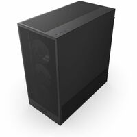 H5 Flow RGB 2024 Compact Mid-Tower ATX Case with RGB Fans - All Black