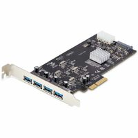 StarTech.com 4-Port USB PCIe Card, USB 3.2 5Gbps, PCI Express Expansion Card with 4x Independent USB Controllers, 4x USB-A Ports - Upgrade or expand