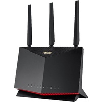 Asus RT-AX86U Pro Wi-Fi 6 IEEE 802.11ax Ethernet Wireless Router - Dual Band - 2.40 GHz ISM Band - 5 GHz UNII Band - 4 x Antenna(1 x Internal/3 x - -