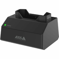 AXIS W700 MkII Docking Station 1 Bay charges the battery and ensures easy data offloading of a single body worn camera. Power adaptor included.