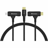 Verbatim Cable - 2 in 1 120CM USB C to C or Lightning