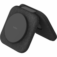 BoostCharge Pro 2-in-1 Magnetic Charging Travel Pad with Qi2 15W - Black