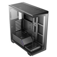 Antec C3 SI Seamless ATX, mATX, ITX, USB 3.0, Type-C 3.2, 4mm Tempered Glass -  no Fans. Black Case. Easy install & configurations