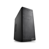 DeepCool Wave V2 Micro-ATX PC Case 390x217x435mm, 0.5mm Thick Black Panels, GPU Up To 320mm, 1xUSB3/2xUSB2