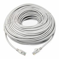 8Ware CAT6A 50m Grey RJ45 LAN Cable Snagless