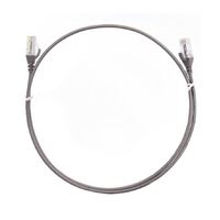 8ware CAT6 Slim Cable 2m Grey RJ45 UTP 26AWG Data