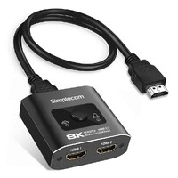 Simplecom CM302V2 Bi-Directional 2 Way HDMI 2.1 Switch Selector 8K