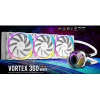 Antec VORTEX 360mm ARGB AIO Liquid CPU Cooler + ARGB Controller, EPDM High-Density Tubing, LGA 115x, 1200, 1700, 20xx, AM3, AM4 AM5, 3 Yrs Warranty