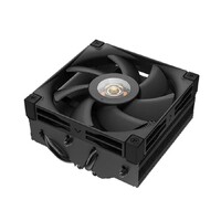 DeepCool AN400 Black Top Flow Low-Profile Air Cooler, 150W Cooling Power, 4 Heat Pipe, Full ITX Motherboard Compatibility, Intel LGA1700/1200/1151/115