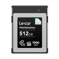 Lexar CFexpress Type B Diamond  Series 512GB– CFexpress Type B card Diamond 1900MB/s read, up to 1700MB/s write, VPG400, 8K RAW