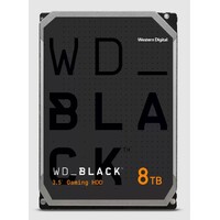 Western Digital WD Black 8TB 3.5' HDD SATA 6gb/s 7200RPM 256MB Cache CMR Tech for Hi-Res Video Games 5yrs Wty ~WD8002FZBX