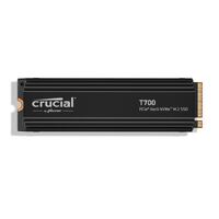 Crucial T700 2TB Gen5 NVMe SSD - 12400/11800MB/s R/W 1200TBW 1500K IOPs 1.5M hrs MTTF with DirectStorage for Intel 13th Gen & AMD Ryzen 7000