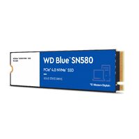 Western Digital WDS500G3B0E Blue SN580 NVMe SSD 500GB M.2 2280 PCIe Gen4 x4 