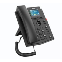 Fanvil X303-2 Wire IP Phone, 2.4-inch Color, RJ11 Interface and Supports 2-Wire Power, HD Voice, 6-Party Conferencing, 4 SIP Accounts