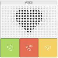 Fanvil Y501 2 SIP Lines Healthcare Intercom, HD Audio, Waterproof & Dustproof, PoE Enabled, Wall Mountable, 10/100Mbps, 3 Button. Auto answe, No Wi-Fi