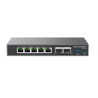 Built-in IPPBX (10 Users, 4 Concurrent Calls) enterprise-grade firewall + VPN Router + 2 x 2.5 Gb, 5 x GigE Network Switch