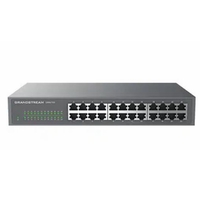 *LS* Grandstream IPG-GWN7703 Unmanaged Network Switch Key Features: Plug-and-play; 24 Gigabit ports; 48Gbps switching capacity; Mac Address Auto-Learn