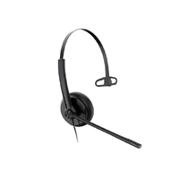 Yealink UH34 Special Edition Mono UC USB Headset, USB-C  3.5mm, Audio Clarity, Noise Cancelling Microphone, Leather Ear Cushions, YHC20 Controller