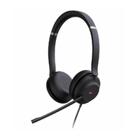 Yealink UH37 Dual USB-C/A USB Wired Headset, UC Dual, USB-C/A, 35mm Speakers, Stereo, HD Audio, 2Mic Noise Killer