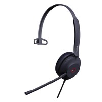 Yealink UH37 Mono USB Wired Headset, UC, USB-C/A, 35mm Speaker, Busylight, Leather Ear Cushion,HD Audio, 2Mic Noise Killer,