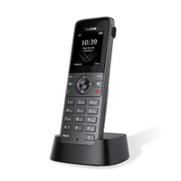 Yealink W73H High-Performance IP DECT Handset, HD Audio, Long Standby Time of 400 hours,Up to 35hours talk time, Noise Reduction, Microsoft SIPGateway