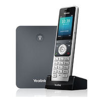 Yealink W76P High-Performance IP DECT Solution including W56H Handset and W70B Base Station, Up to 20 simultaneous calls, Flexible Noise Reduction