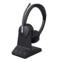 Yealink WH64 Hybrid Dual Teams DECT Wireless Headset, DECT & Bluetooth Wireless Technology, 3-Mic Noise Cancellation, DECT Dongle USB-A WDD60