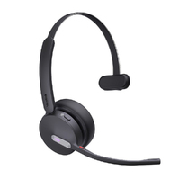 Yealink WH64 Hybrid MonoTeams Microsoft Teams Certified DECT & Bluetooth Hybrid Wireless Headset, Noise Cancellation