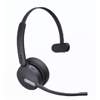 Yealink WH64 Hybrid Mono UC DECT Wireless Headset, DECT & Bluetooth Hybrid Wireless Technology, 3-Mic Noise Cancellation,UC Certified,  Dongle WDD60