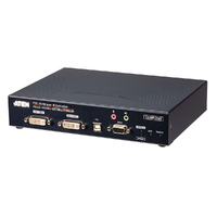 Aten DVI Dual Display KVM over IP Transmitter With SFP Fibre Optic network Connection