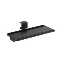 Brateck KBT11-01 CLAMP-ON SIT-STAND KEYBOARD TRAY WITH WRIST REST & STORAGE DRAWER (BLACK)