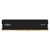 Crucial Pro 16GB (1x16GB) DDR5 UDIMM 6000MHz CL48 Black Heat Spreaders Desktop PC Gaming Memory