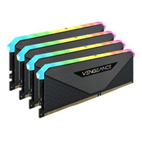 Corsair Vengeance RGB RT 128GB (4x32GB) DDR4 3600MHz C18 18-22-22-42 Black Heatspreader Desktop Gaming Memory for AMD Threadripp