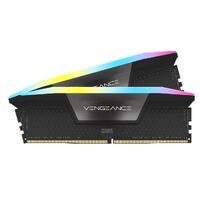 Corsair Vengeance RGB 32GB (2x16GB) DDR5 UDIMM 6000MHz C36 1.4V Desktop Gaming Memory Black Mac