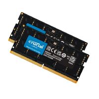 Crucial 96GB (2x48GB) DDR5 SODIMM 5600MHz CL46 Notebook Laptop Memory