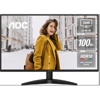 AOC 27' Q27B36  27' IPS QHD, 4ms, 350cd/m2, 100Hz, HDR10, IPS, Adaptive Sync, DP, HDMI, VESA 100x100mm