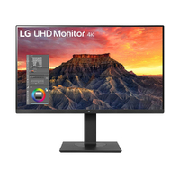 LG 27' IPS 5ms 4K UHD HDR400 FreeSync 3-Side Borderless Monitor w/ArcLine HAS - HDMI,DP, USB Type-C, Speaker, VESA 100mm, Height