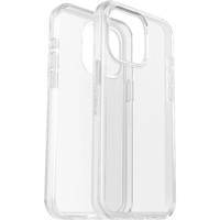 OtterBox Symmetry Clear Apple iPhone 15 Pro Max (6.7") Case Clear - (77-92658), Antimicrobial, DROP+ 3X Military Standard, Raise