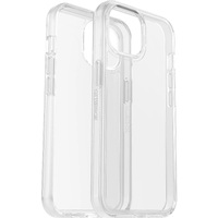 OtterBox Symmetry Clear Apple iPhone 15 (6.1") Case Clear - (77-92668), Antimicrobial, DROP+ 3X Military Standard, Raised Edges,