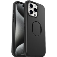 OtterBox OtterGrip Symmetry MagSafe Apple iPhone 15 Pro Max (6.7") Case Black - (77-93170), Antimicrobial, DROP+ 3X Military Sta