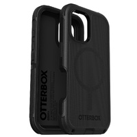 OtterBox Defender MagSafe Apple iPhone 16 Plus Case Black - (77-95949), DROP+ 7X Military Standard, Tri-Layer,Port Covers, Silicone Outer Cover