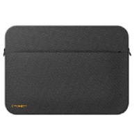 Cygnett Eco Laptop Sleeve Large 15"- 16" - Black (CY5058CLSLE), GSR 4.0 recycled polyester, Adjustable Strap, Front panel Zip