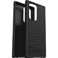 LifeProof WAKE Case For Samsung Galaxy S22 Ultra - Black (77-86654), DropProof, Ultra-thin, one-piece design, Mellow wave pattern