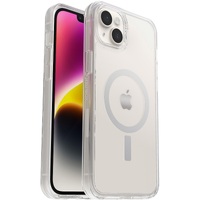 OtterBox Symmetry+ Clear MagSafe Apple iPhone 14 Plus Case Clear - (77-89170), Antimicrobial, DROP+ 3X Military Standard, Raised