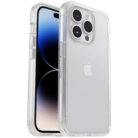 OtterBox Symmetry Clear Apple iPhone 14 Pro Case Clear - (77-88620), Antimicrobial, DROP+ 3X Military Standard, Raised Edges, Ul