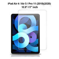 USP Apple iPad Air (9.5') (5th/4th) / iPad Pro (11') 2.5D Full Coverage Tempered Glass Screen Protector - Rounded Edges,High Tra