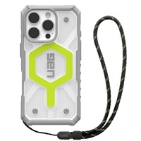 UAG Pathfinder Clear MagSafe Apple iPhone 16 Pro (6.3') Case - ProPack - Active Neon Lanyard (1144641BV01),18ft Drop Protection (5.4M),Tactical Grip