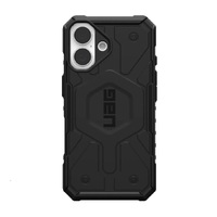 UAG Pathfinder MagSafe Apple iPhone 16 (6.1') Case - Black (114470114040), 18ft Drop Protection (5.4M), Tactical Grip, Raised Screen Surround